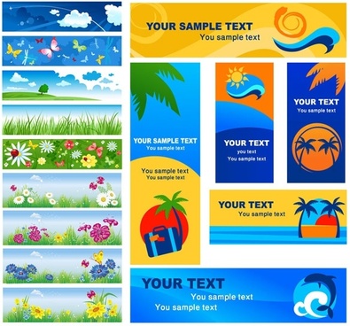 Download Summer Banner Free Vector Download 14 568 Free Vector For Commercial Use Format Ai Eps Cdr Svg Vector Illustration Graphic Art Design