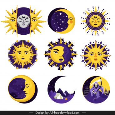 Sun Moon Star Icon Free Vector Download 35 593 Free Vector For Commercial Use Format Ai Eps Cdr Svg Vector Illustration Graphic Art Design