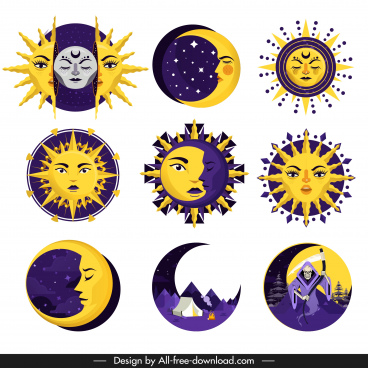 Download Sun Moon Star Icon Free Vector Download 35 792 Free Vector For Commercial Use Format Ai Eps Cdr Svg Vector Illustration Graphic Art Design