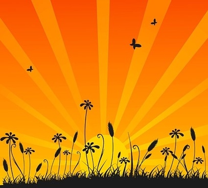 Sunrise Sunset Drawing Picture Free Vector Download 92 046 Free