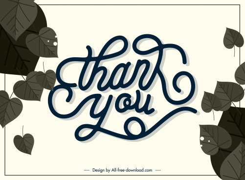 Download Free Thank You Card Template Free Vector Download 115 866 Free Vector For Commercial Use Format Ai Eps Cdr Svg Vector Illustration Graphic Art Design