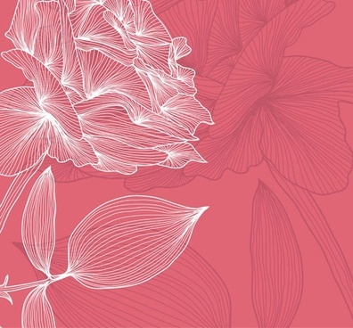 Free line drawings of flowers free vector download (109,569 Free vector