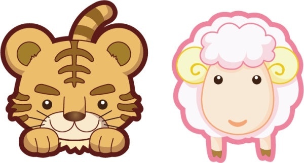 Free Lion And Lamb Svg SVG PNG EPS DXF File