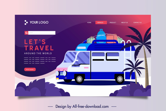 Adobe Illustrator Website Template Free Vector Download 238 358 Free Vector For Commercial Use Format Ai Eps Cdr Svg Vector Illustration Graphic Art Design