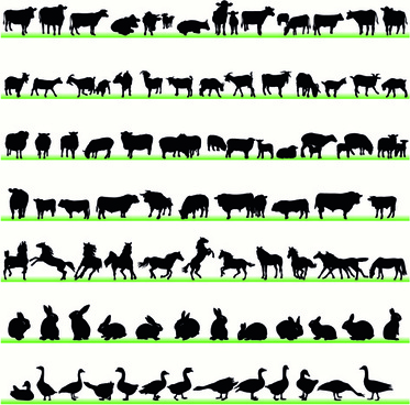 Download Vector Animal Silhouettes Free Vector Download 14 601 Free Vector For Commercial Use Format Ai Eps Cdr Svg Vector Illustration Graphic Art Design