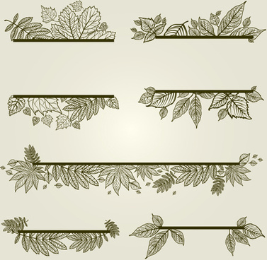 Download Vector leaf frame free vector download (11,043 Free vector ...