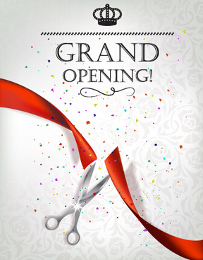 Showroom Opening Ceremony Invitation Card Free Vector Download