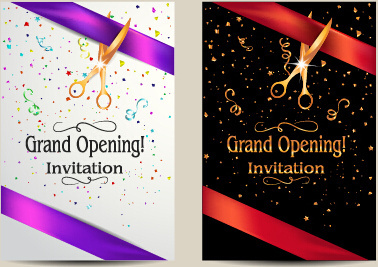 Showroom Opening Ceremony Invitation Card Free Vector Download