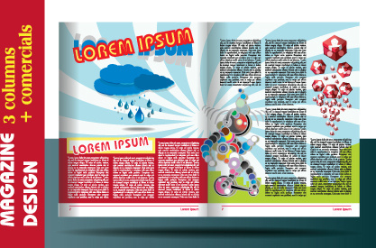 Modern Magazine Layout Template Free Vector Download 30 330 Free Vector For Commercial Use Format Ai Eps Cdr Svg Vector Illustration Graphic Art Design