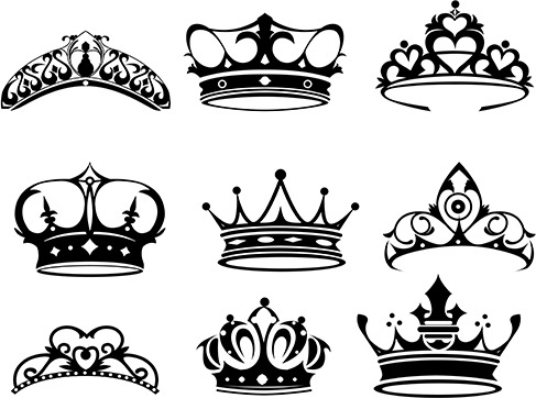 Free Free 260 Queen Crown Silhouette Svg SVG PNG EPS DXF File