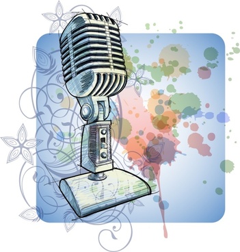 Download Vector Vintage Microphone Icon Free Vector Download 39 182 Free Vector For Commercial Use Format Ai Eps Cdr Svg Vector Illustration Graphic Art Design