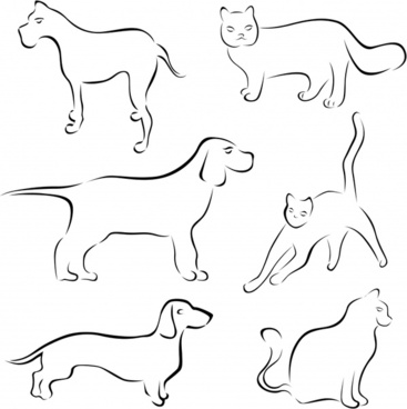 Cat Dog Cartoon Free Vector Download 19389 Free Vector