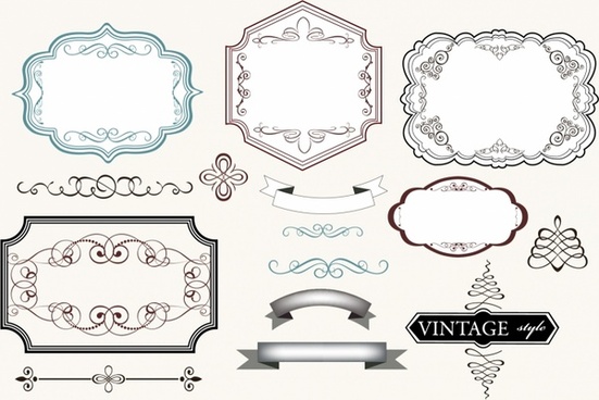 Download Vintage Label Shapes Free Vector Download 30 014 Free Vector For Commercial Use Format Ai Eps Cdr Svg Vector Illustration Graphic Art Design