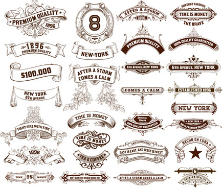 Vintage Ribbon Vector Free Free Vector Download 13 326 Free