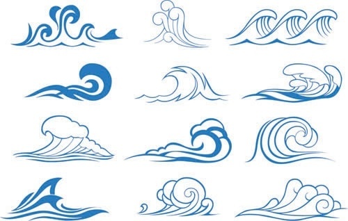 Water waves vector free vector download (5,759 Free vector) for