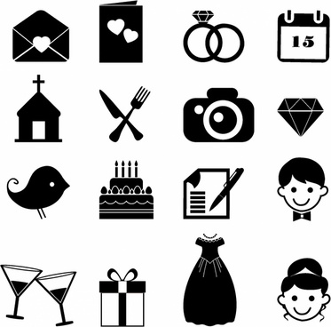 Download Wedding Icons Silhouette Free Vector Download 36 397 Free Vector For Commercial Use Format Ai Eps Cdr Svg Vector Illustration Graphic Art Design