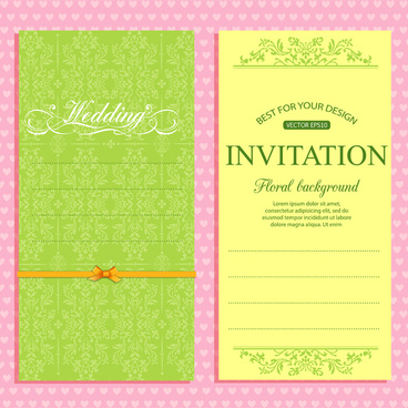 Wedding Invitation Card Format Free Vector Download 228 388 Free