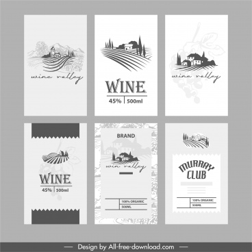 free wine label templates for mac