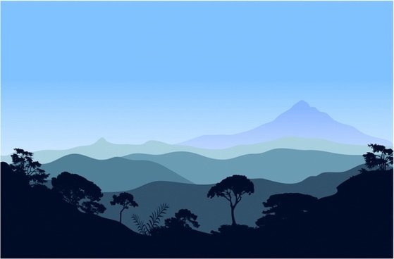 Free Free 127 Vector Mountain Range Svg SVG PNG EPS DXF File