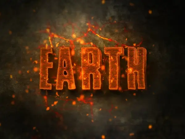 01 3d burning text effects preview
