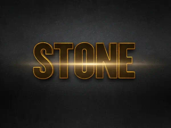 023d gold text effect 2 preview 