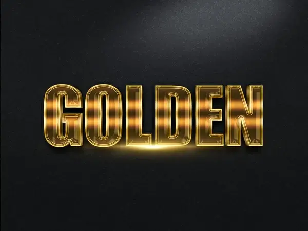 103d gold text effect 1 preview