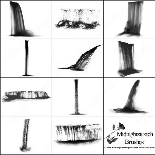 12 photoshop 7 waterfall brush