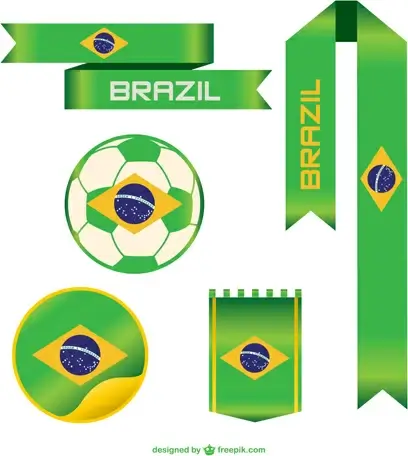 2014 brazil world cup vector object