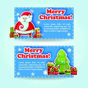 2014 merry christmas vector cards