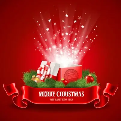 2015 christmas gift red style background