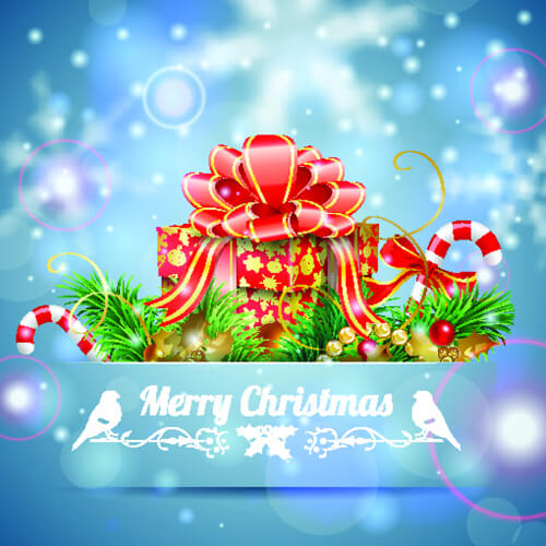 2015 merry christmas card vector design
