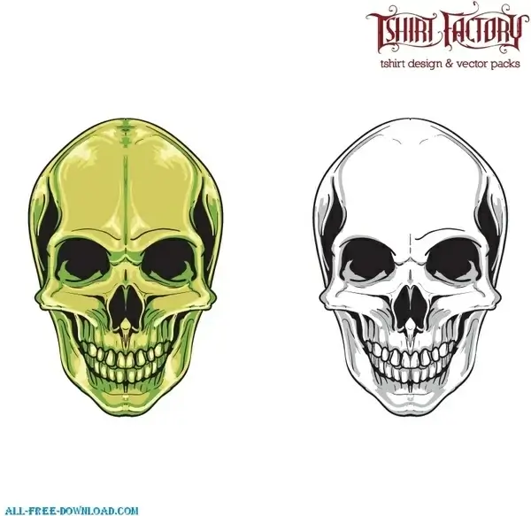 2 skulls