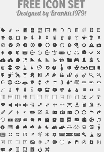 350 Vector Web Icons 