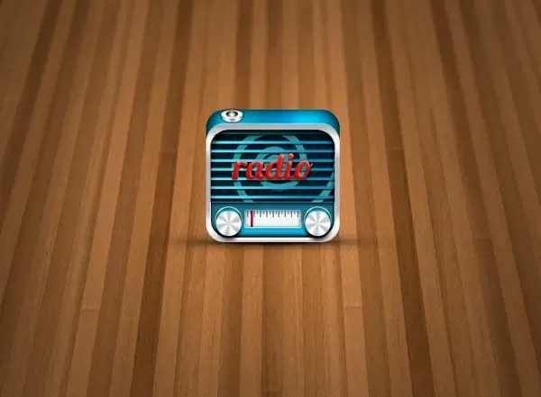 3D Radio Icon 