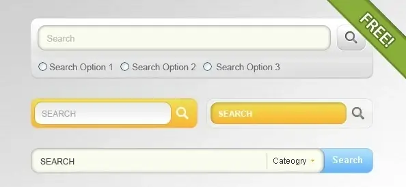 4 Designs for Search Input Field