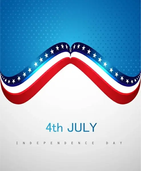 4th july american independence day vector