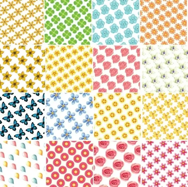 54 kinds of vector tile background 3