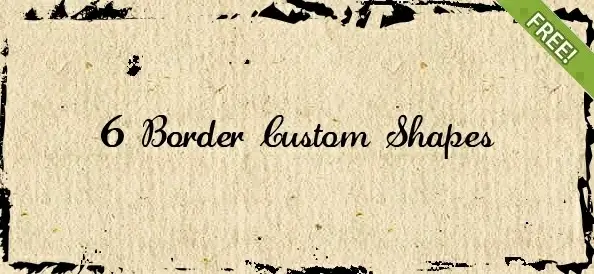 6 Border Custom Shapes