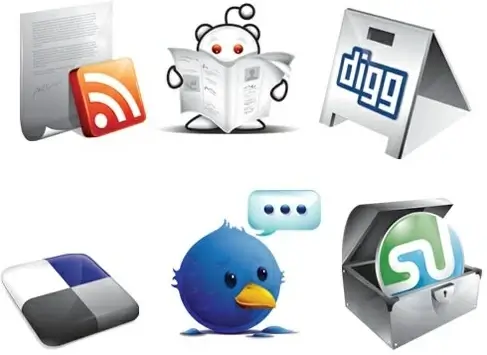 6 Free New Social Icons