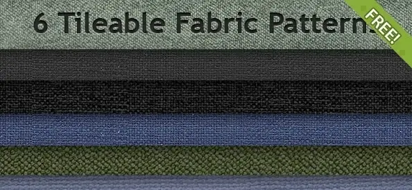 6 Free Tileable Fabric Patterns