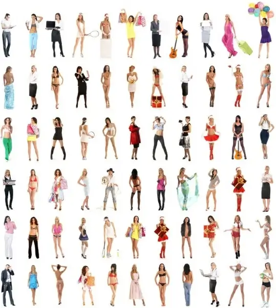 a variety of clothing girls 02 hd pictures