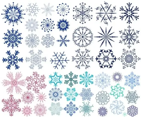 a wide range of snow graphics vector