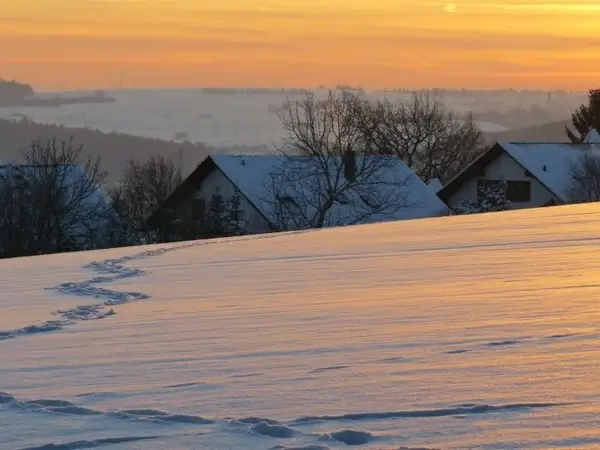 abendstimmung winter mood cozy