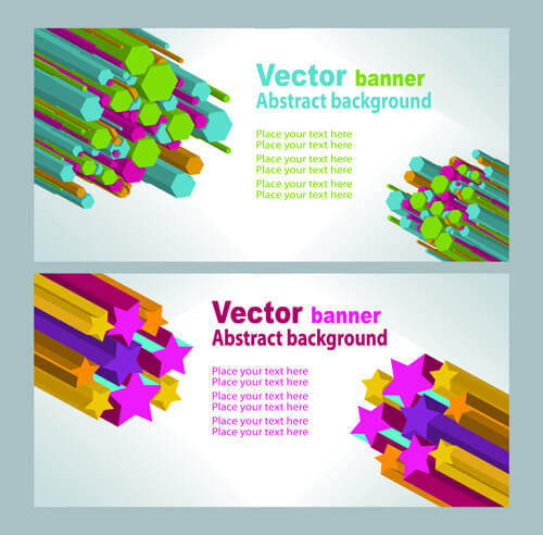 abstract background banner vector graphics 