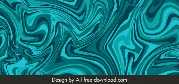 abstract background blue deformed illusion decor