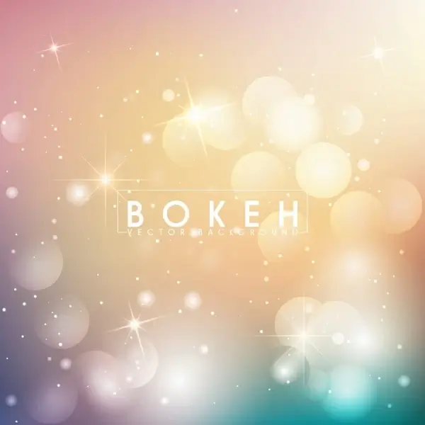 abstract background bokeh sparkling light decoration