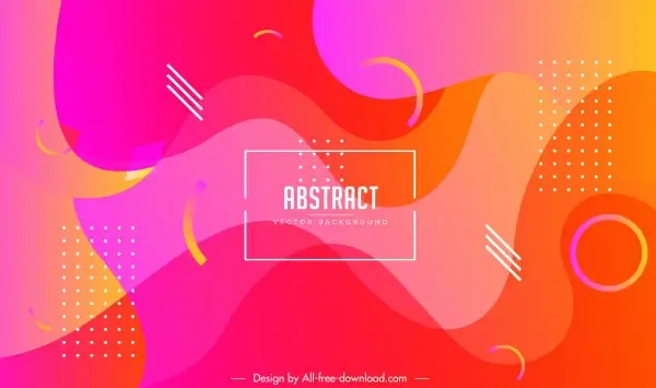 abstract background bright colored dynamic deformed decor