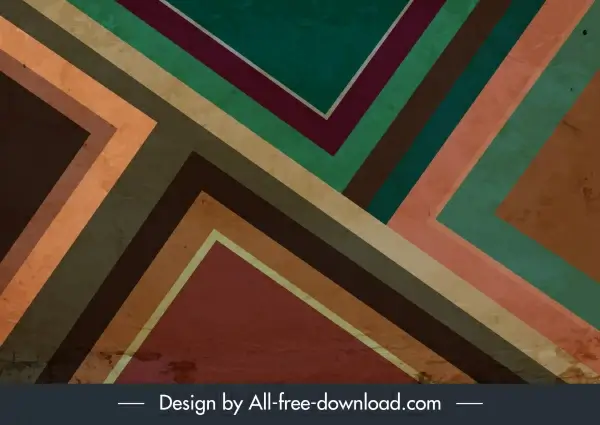 abstract background colorful retro grunge flat geometric layout