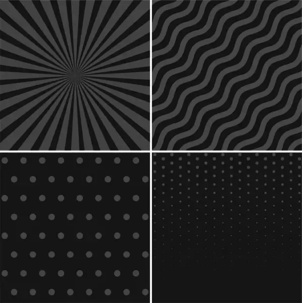 abstract background sets black delusion design