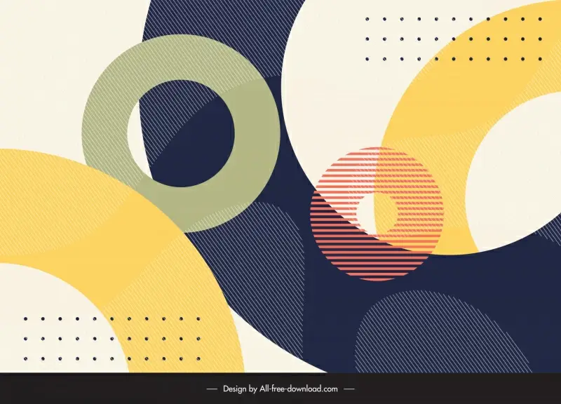 abstract background template dynamic  circles layout 